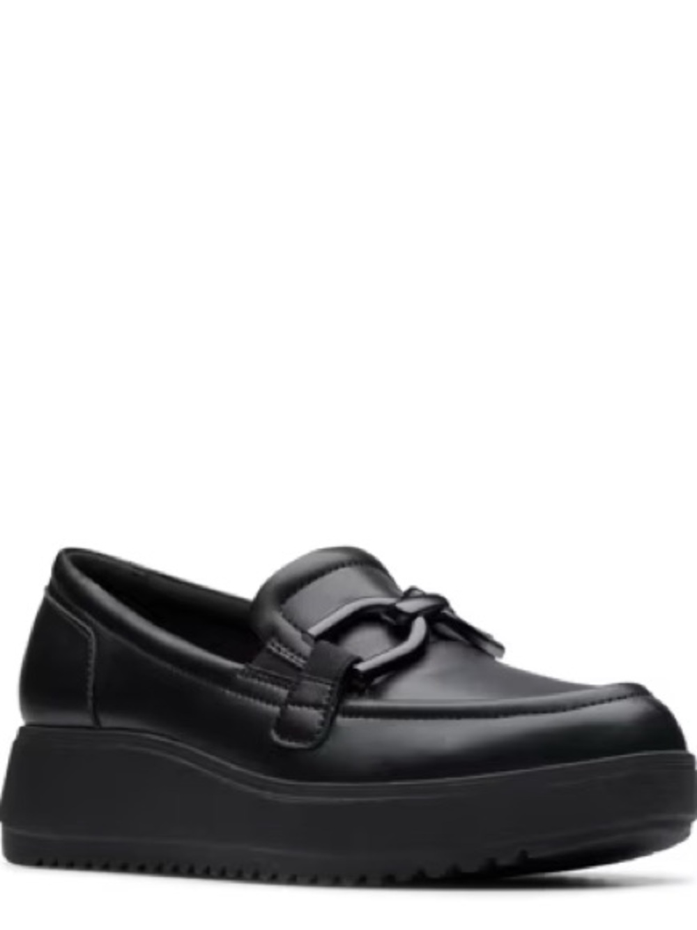 🥿CLARKS🥿LEATHER PLATFORM LOAFER🥿